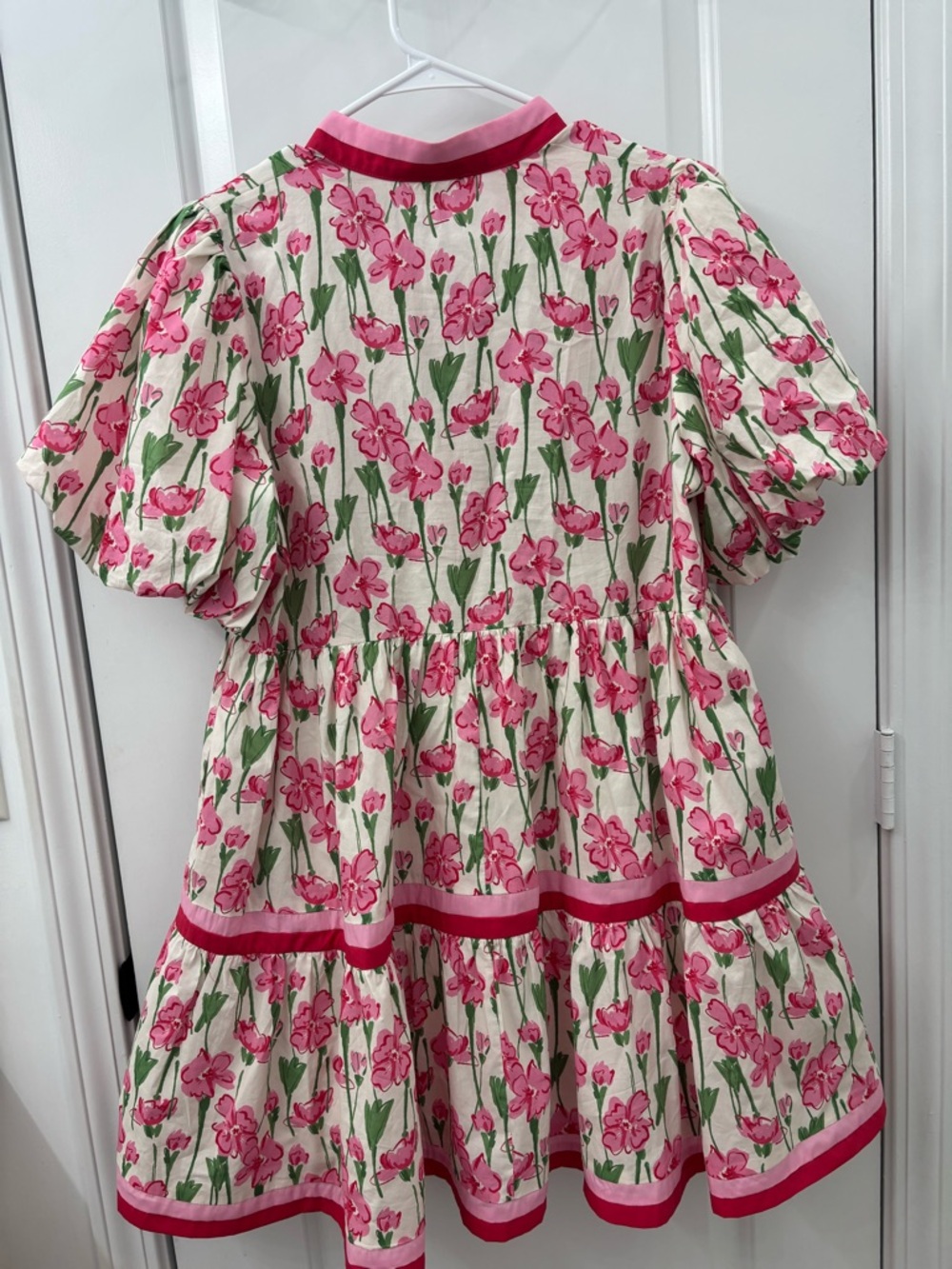 Entro boutique floral print mini babydoll dress - Picture 4 of 6